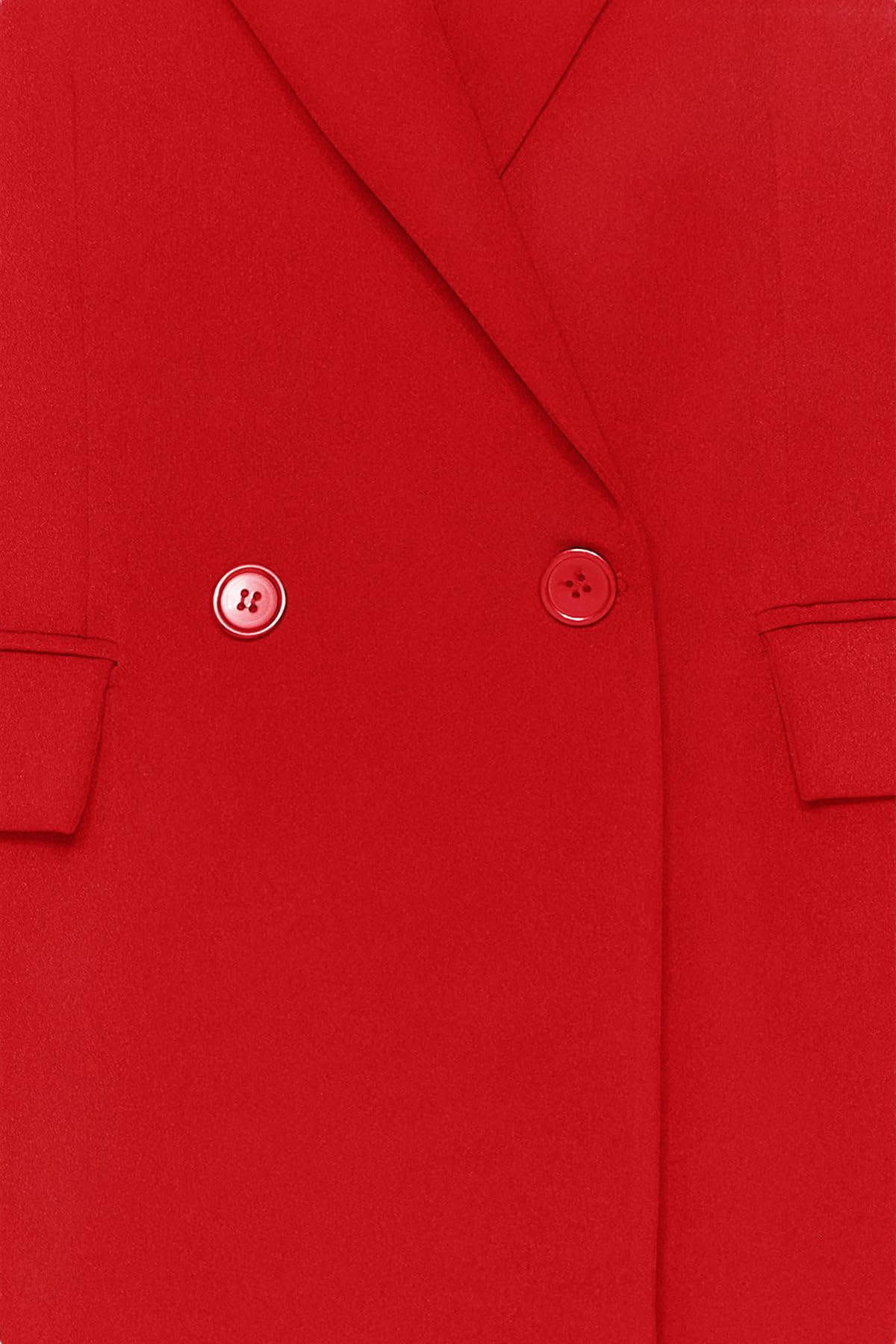 Trendyol Red Classic Jacket Giacca Classica Rossa, Rossa, Donna