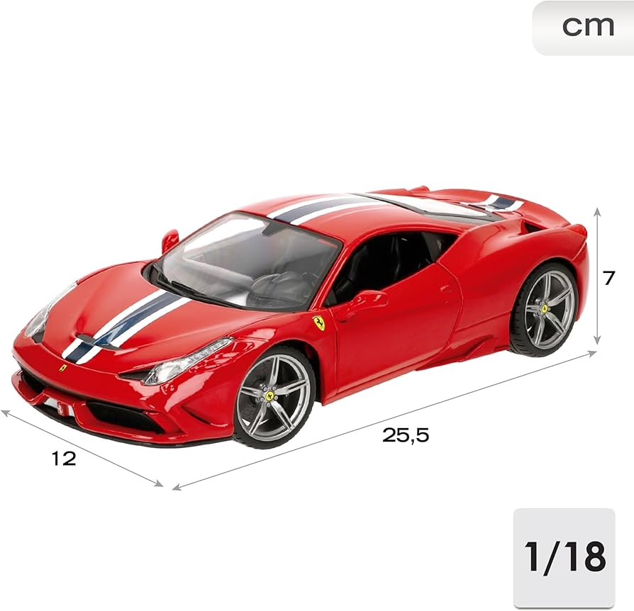 Amazon.co.jp: Bburago 1/18 フェラーリ 458 スペシャル レッド