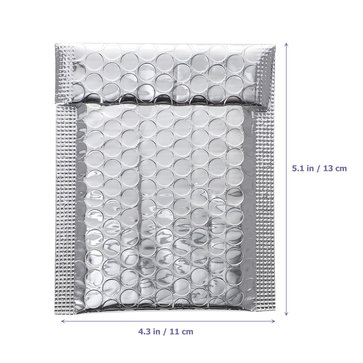 POPETPOP 100 pezzi Buste Imbottite per Spedizioni con Chiusura Autoadesiva Buste Padded con Bolle d Aria in Alluminio Protezione Antigraffio per Telefoni Gioielli ed Elettronica