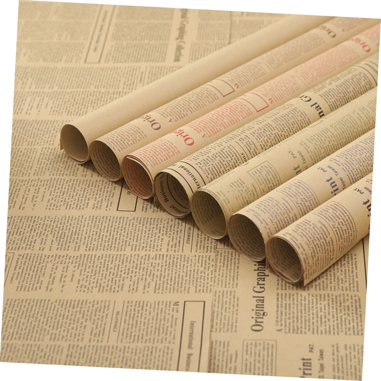 Carta da Imballaggio Retrò 20 Pezzi in Carta Nera per Bouquet | Matrimonio e Scrapbooking, Design Semplice e Bello, Non Si Strappa Facilmente, Adatta a Bouquet
