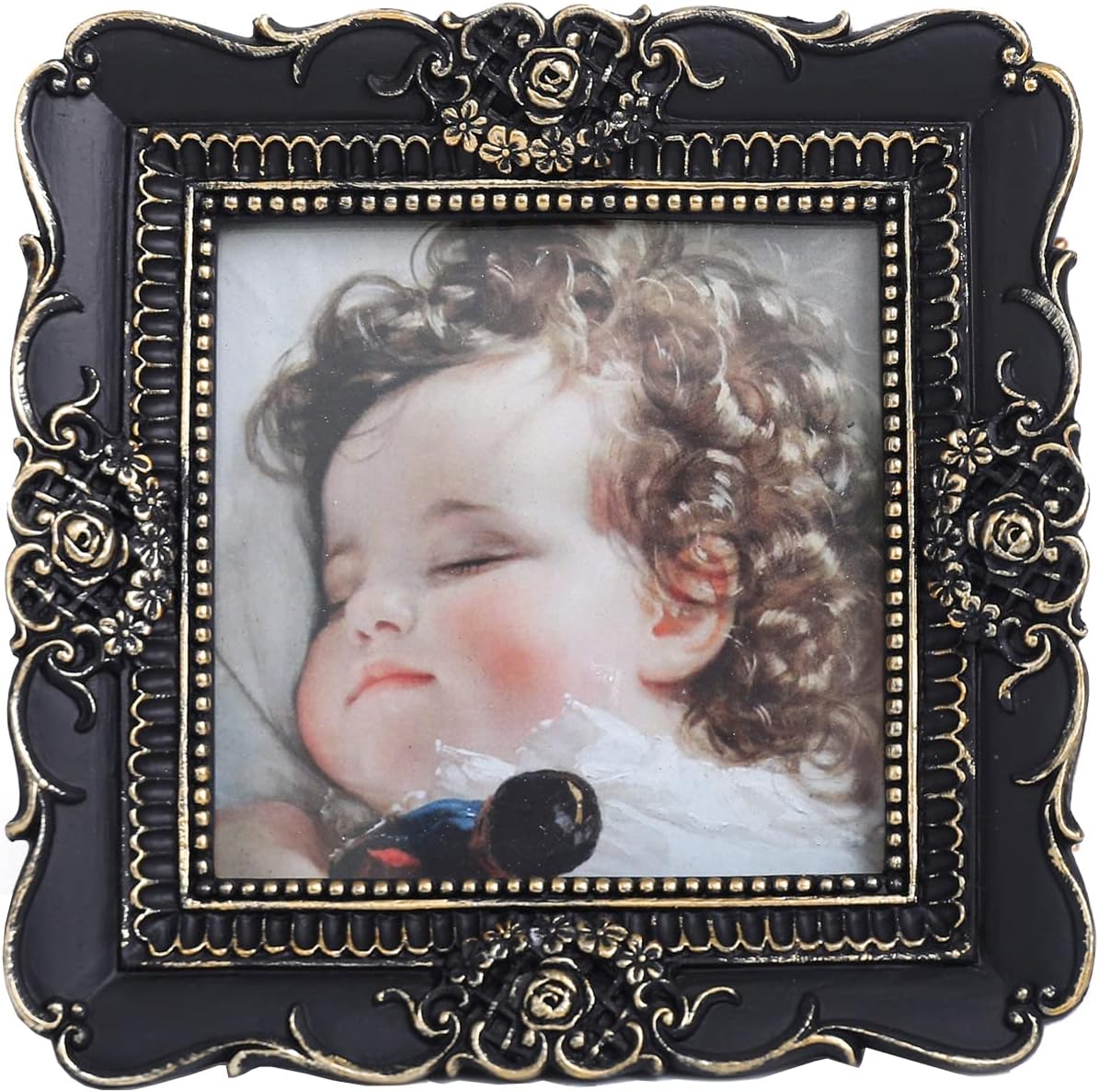 VINLIFE Vintage Picture Frames Set 3x3 Square Frames