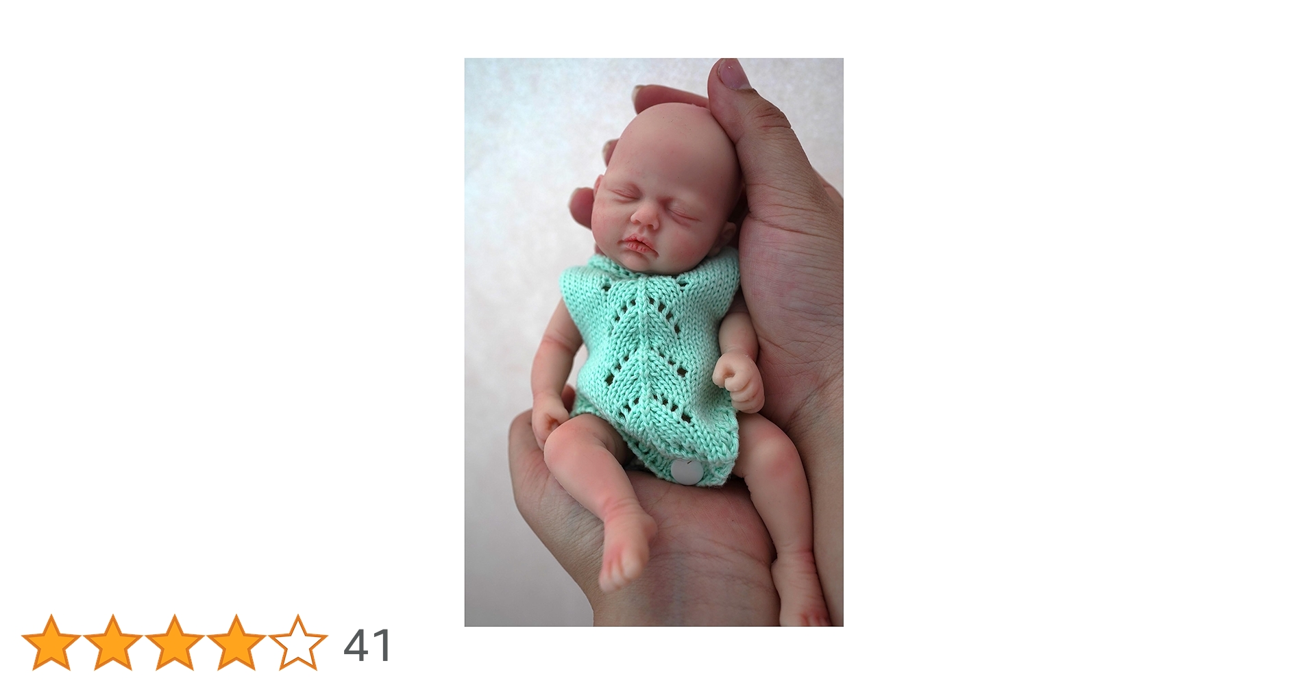 ママ募集中♡  リボーンドール 未熟児 Amazon | MYREBABY 7インチ マイクロ未熟児フルボディシリコン