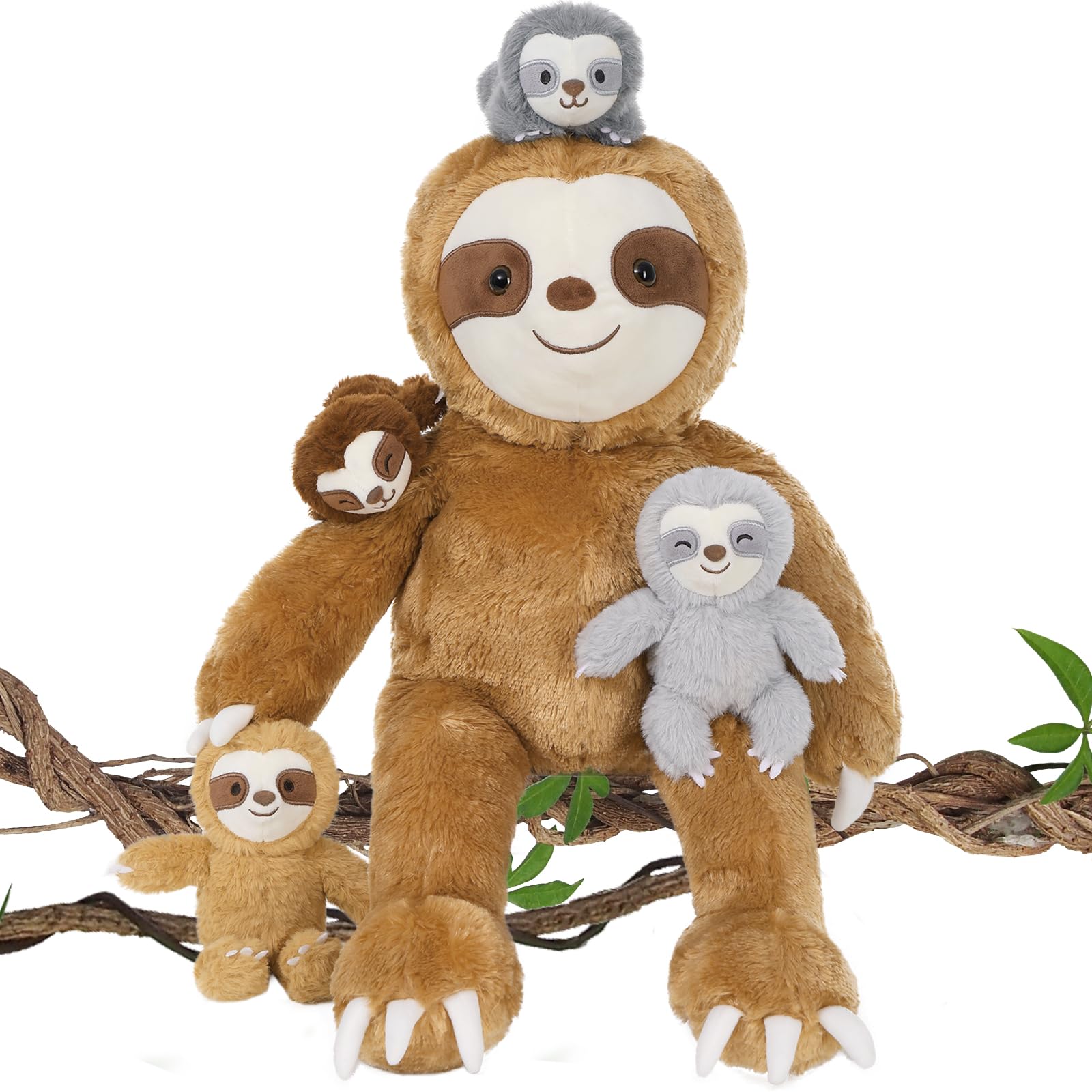Amazon.co.jp: Tezituor ナマケモノのぬいぐるみ5点セット、22