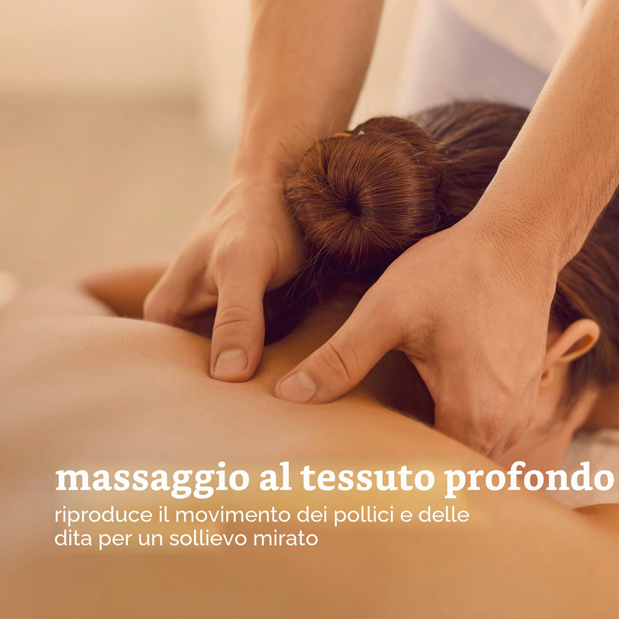 Homedics Massaggiatore per Collo con Calore, Dispositivo Senza Fili | Per Collo e Spalle, 2 Livelli di Intensità, 4 Testine Rotanti, Lenitivo, Anti-Stress