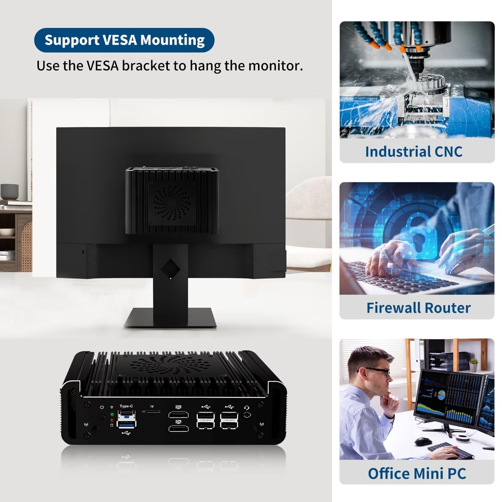 Amazon.co.jp: AIOPCWA Firewall Micro Appliance ミニPC 2×10GbE SFP+