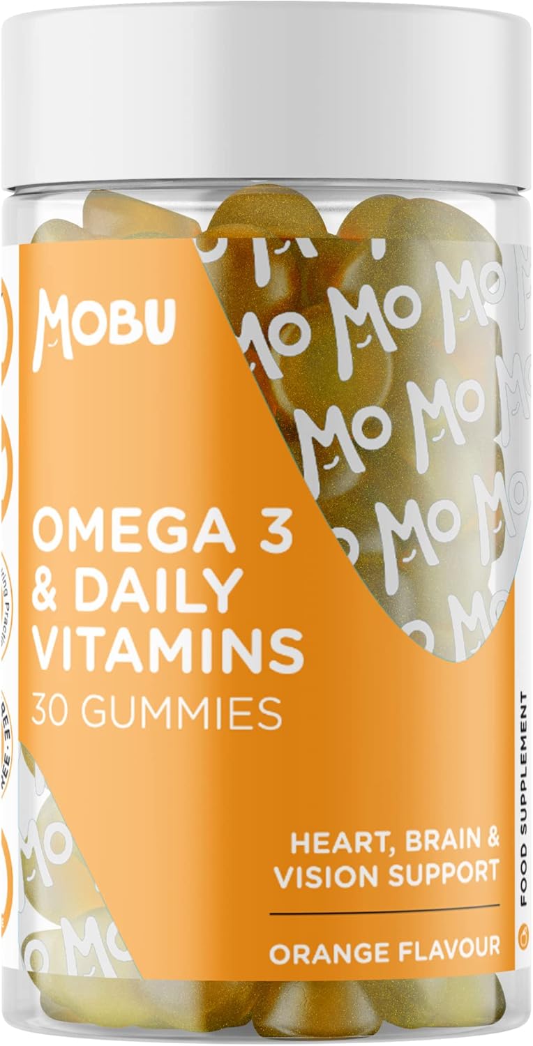 Omega 3 & Multivitamin Gummies with DHA & EPA Orange Flavoured 1