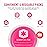 ICEWRAPS Reusable Hot & Cold Gel Packs for Pain Relief - 5 Pack with Cloth Backing for Injuries, Surgery, Toothache (5 Pack),Pink