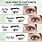 KEYYOU Brown Lash Clusters 144pcs Eyelash Clusters 8-18MIX D Curl Cluster Lashes Soft Wispy Lash Clusters Natural Look Brown DIY Lash Extension At Home(Brown02-D-8-18MIX)