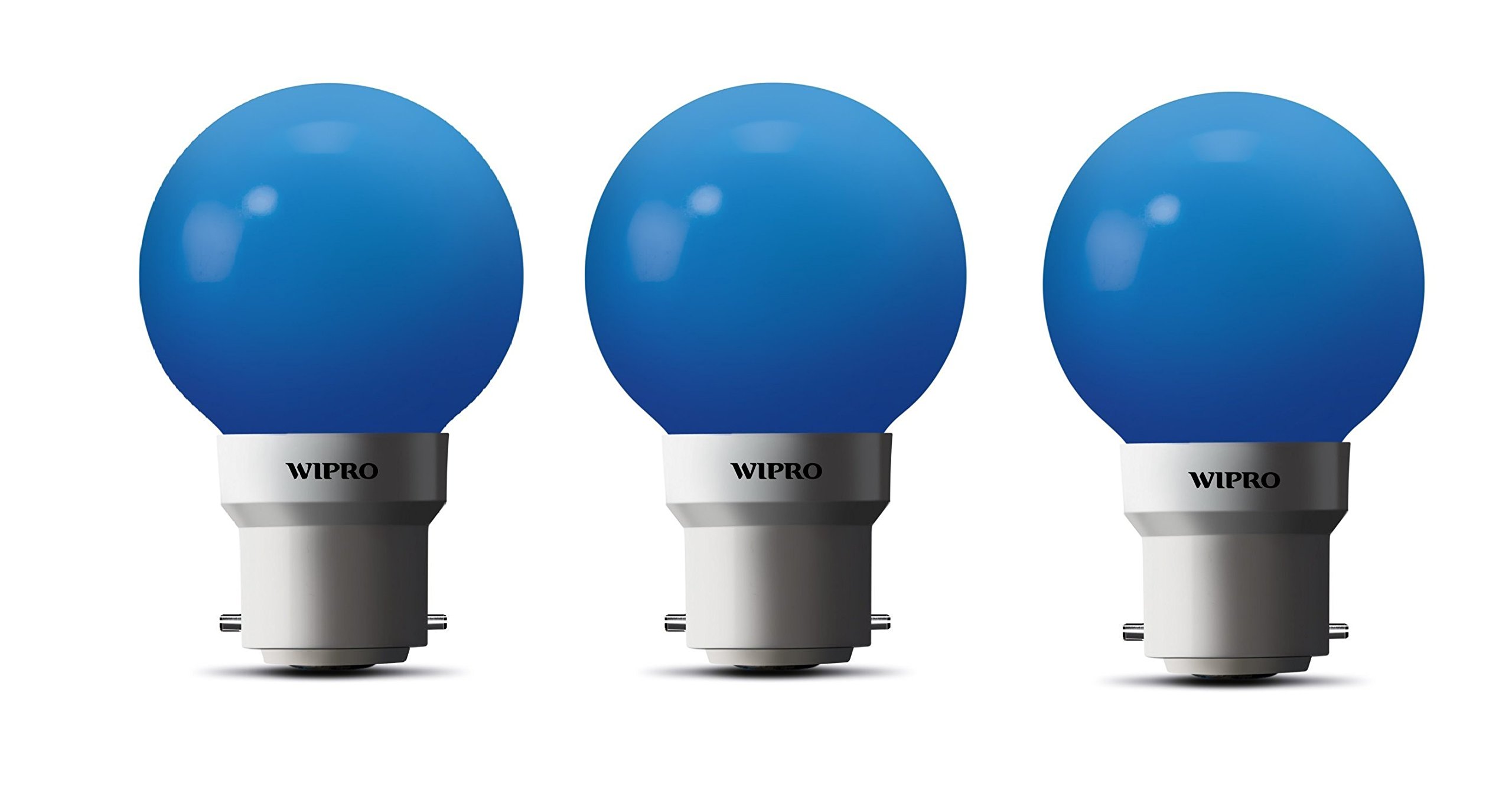 wipro Safe Lights N10004 B22 0.5-Watt LED Night Lamp (Blue, Pack of 3)-image-36