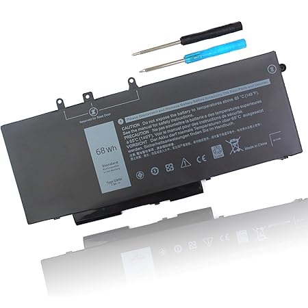 Replacement Laptop Battery For Dell Latitude 5480, 5580, 5280, 5490, 5491, 5590, 5591 | 68Wh 7.6V