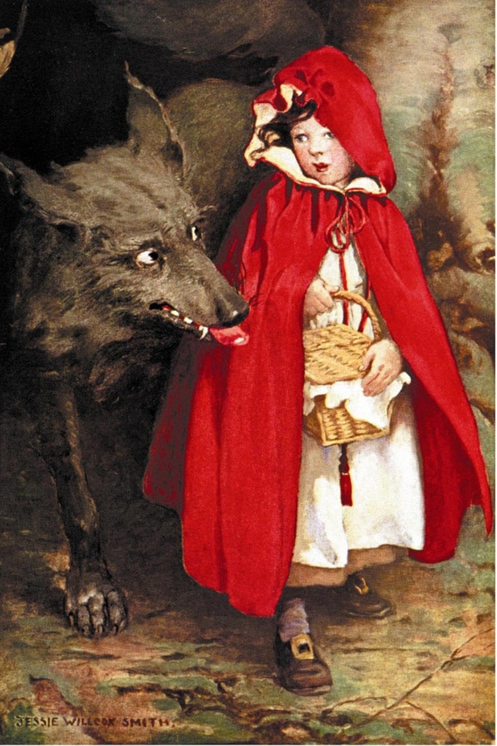 Amazon.com: ART.COM Wall Art Print Little Red Riding Hood by