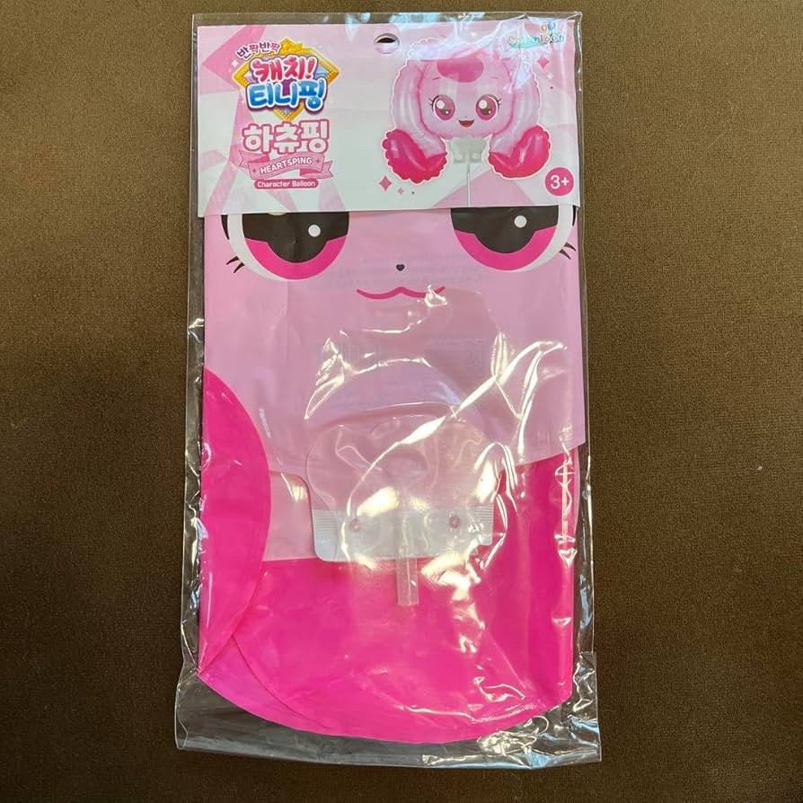 キャラクター風ピンク風船 Amazon.co.jp: 韓国限定 人気 キャッチ！ティニピン バルーン
