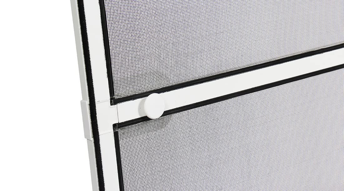 AvosDim Mosquitera Puerta Batiente Aluminio Antracita H2150 x 1000 mm Gris Antracita Ral 7016
