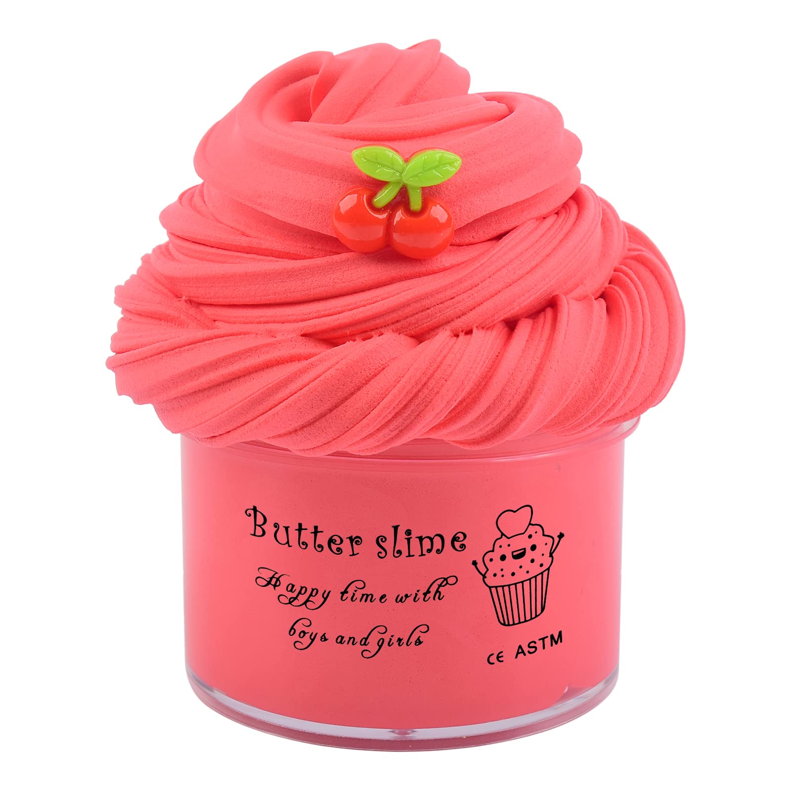 Amazon.com: Red Cherry Butter Slime, For Kids And Teens Stress Relief  Scented Slime Toy, Super Soft And Non-Sticky, Can Use Party Favors, Prize,  School Education, Birthday Gifts For Girls Boys(7Oz 200Ml) :