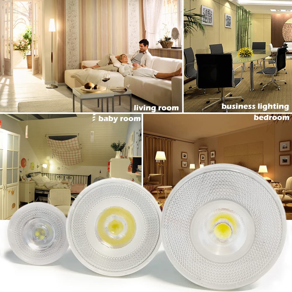 LED-Birnen, Par20 9W-750 LM, Par30 15W-1200 LM, Par38 18W-1450 LM, dimmbar, E26/E27-Sockel, LED-Einbaulampen für Flutlichter im Innen- und Außenbereich, Strahler (12er-Pack)