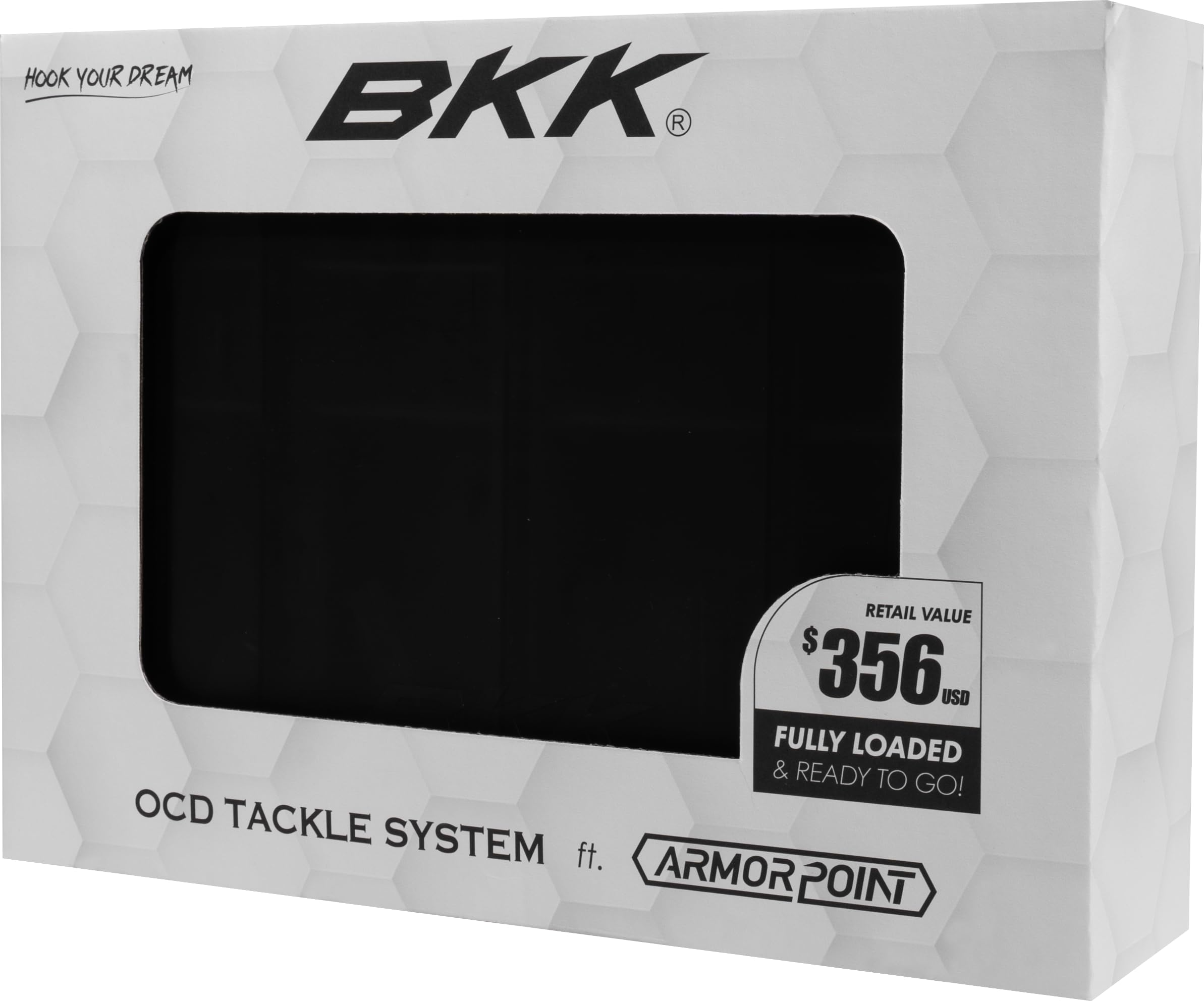 BKK Angelbox mit Angelhaken, Boxen mit Trennwänden, OCD Tackle Storage Organizer-System – voll beladen (enthält alle Armor-Point-Haken und Zubehörboxen)