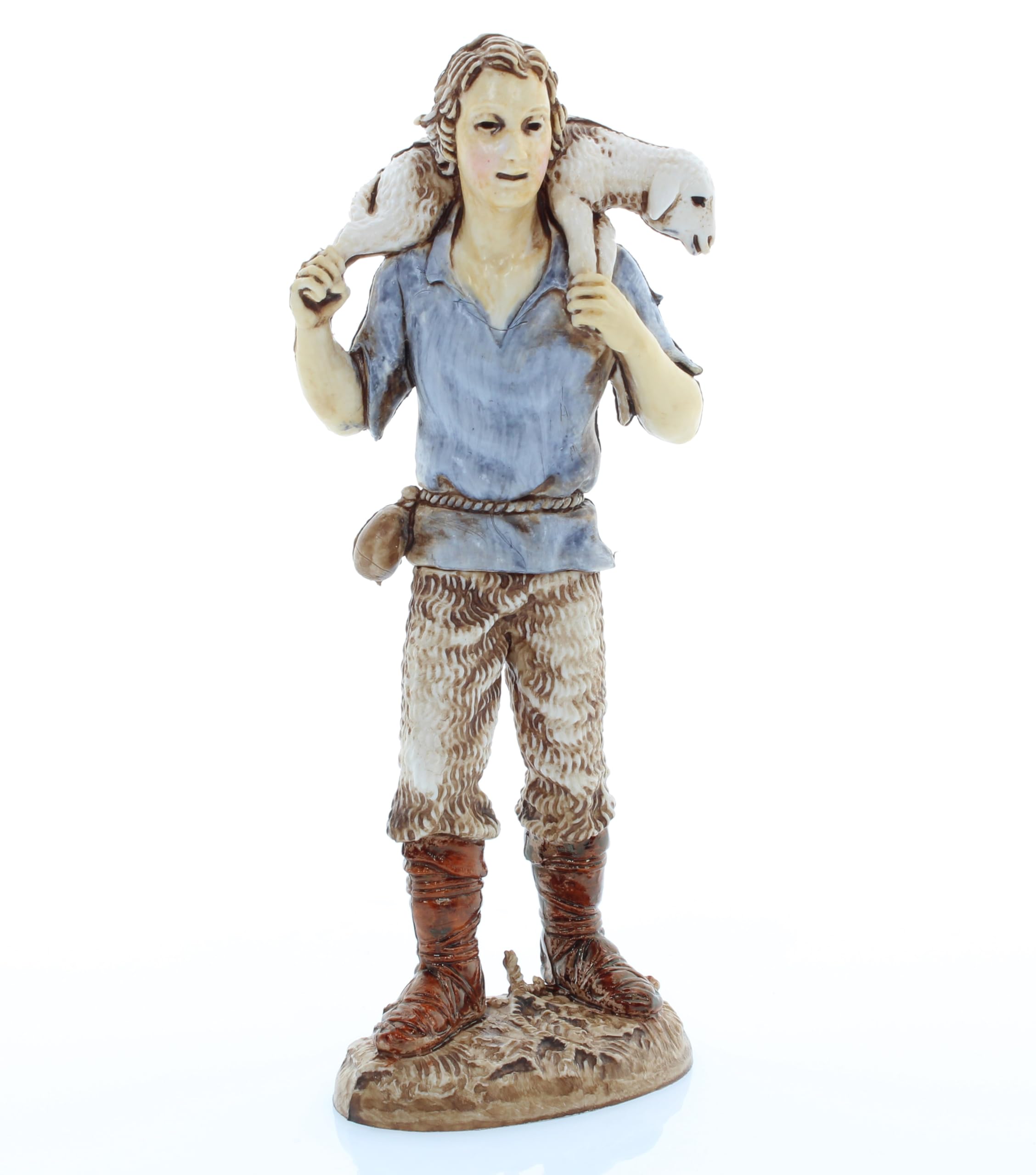 Set 11 Mestieri Presepe Landi - Scala 1:50, Statuine Indistruttibili, Pittura A Mano, Made In Italy