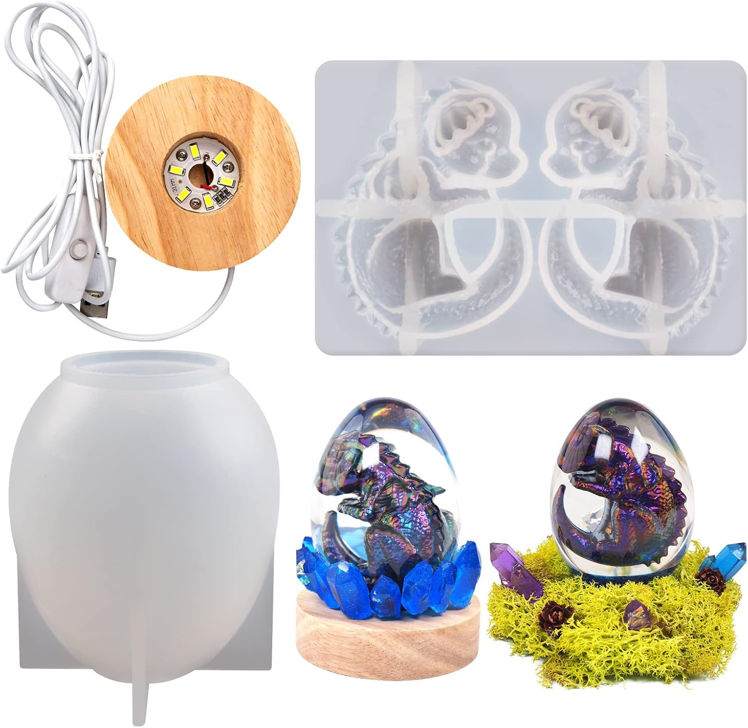 Dragon Egg Resin Mold, Dragon Egg Mold for Resin Casting