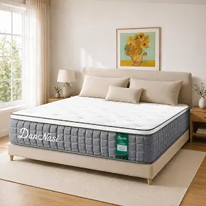 10 Inch Twin Mattress, Hybrid Mattress in a Box, Gel Memory Foam