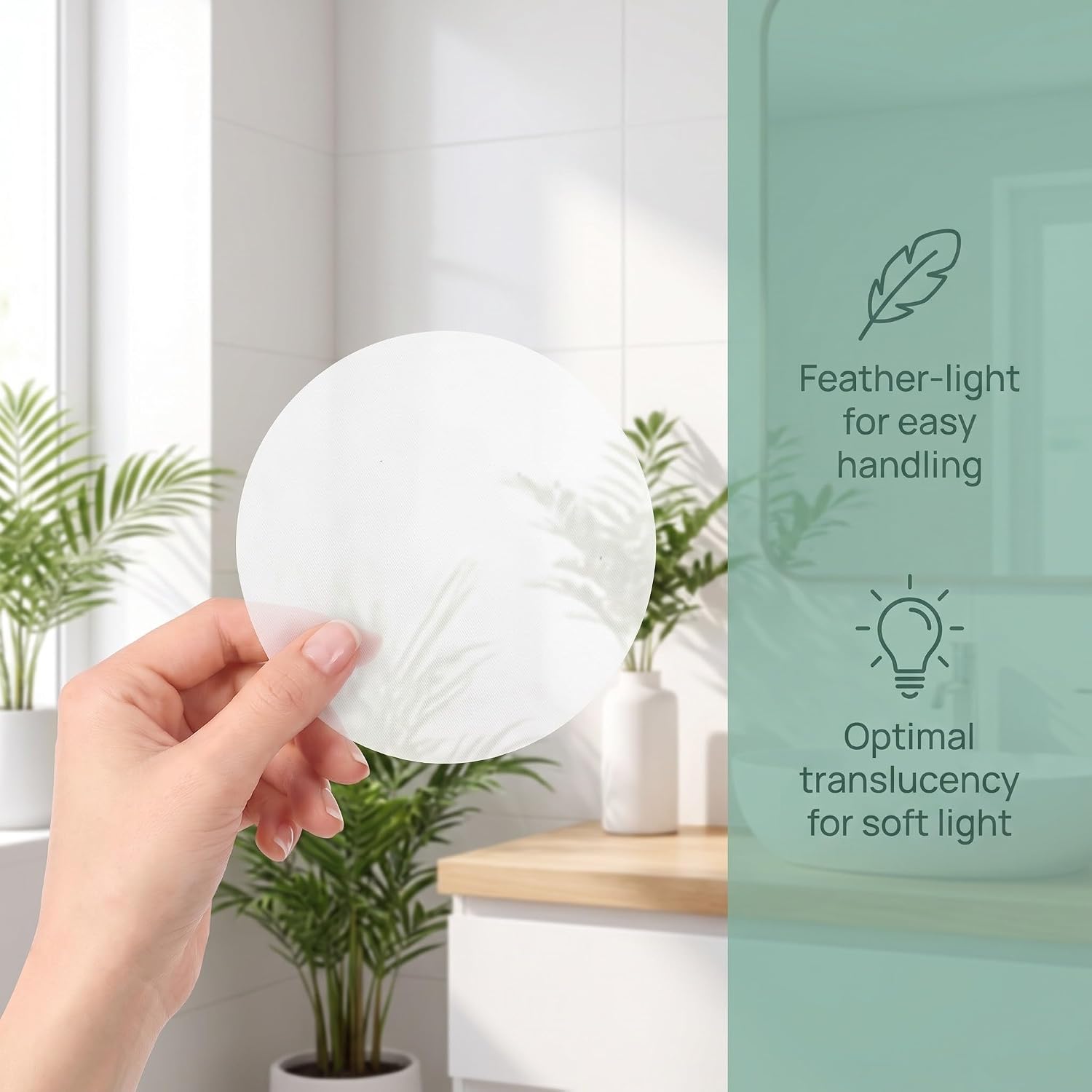 15pcs Acrylic Lamp Shade Diffuser for Pendant and Hanging Lamps