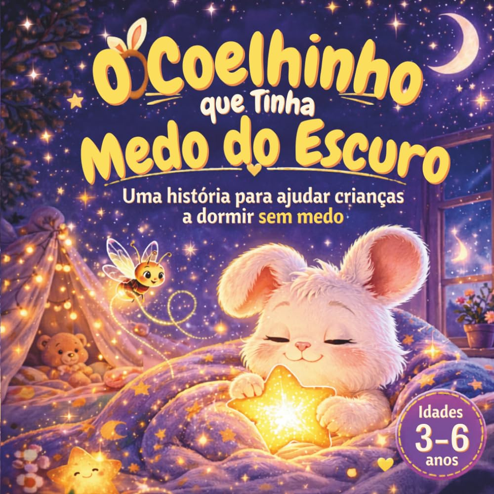 O Coelhinho que Tinha Medo do Escuro: Uma história para ajudar crianças a dormir sem medo