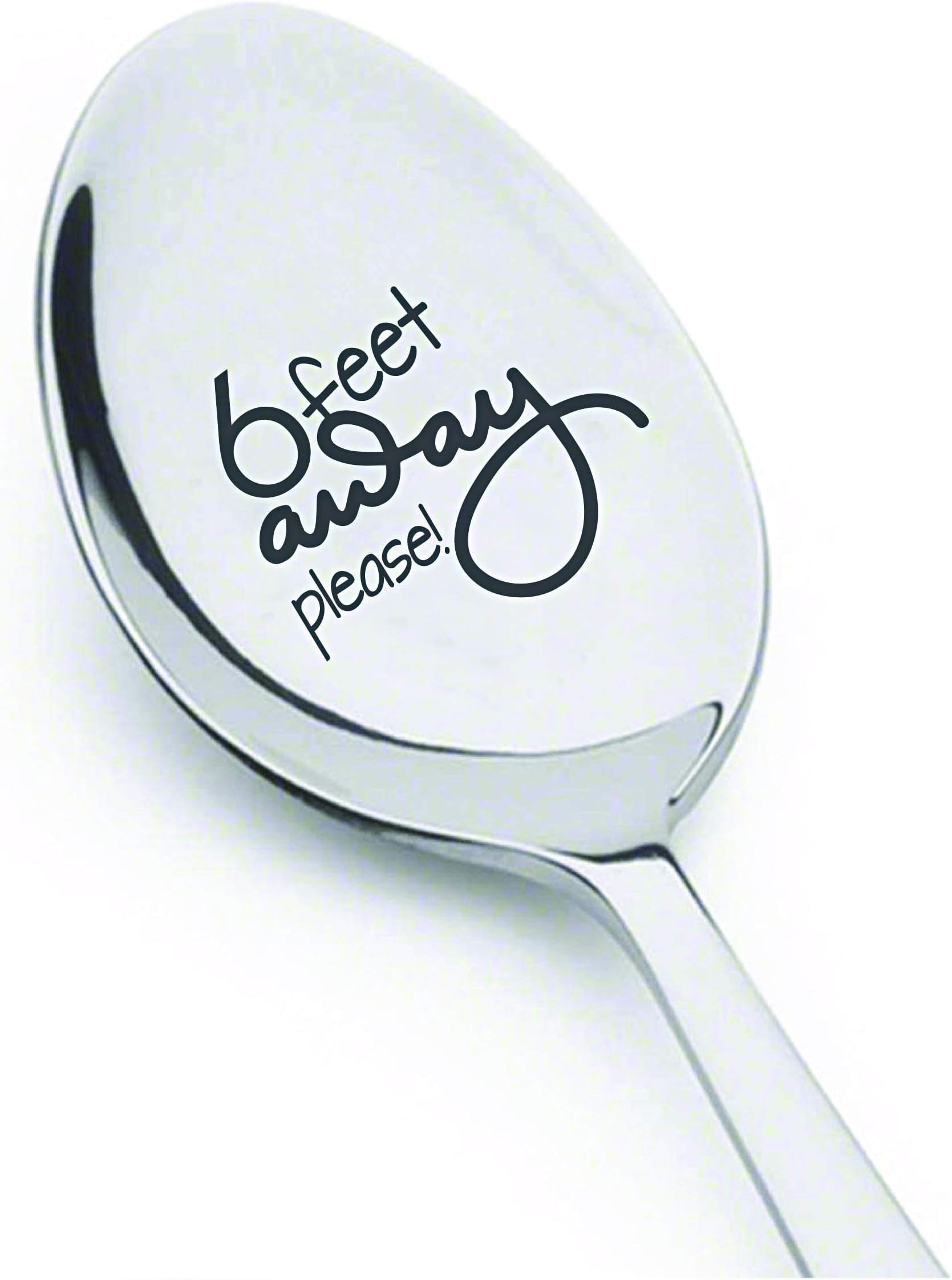 Quarantine gifts -Quarantine gag gift for men women Social distance gift for family friends lover teenager |Thinking of you Spoon gift for him her| Funny adult gift| Stay home gift- 6 feet away please