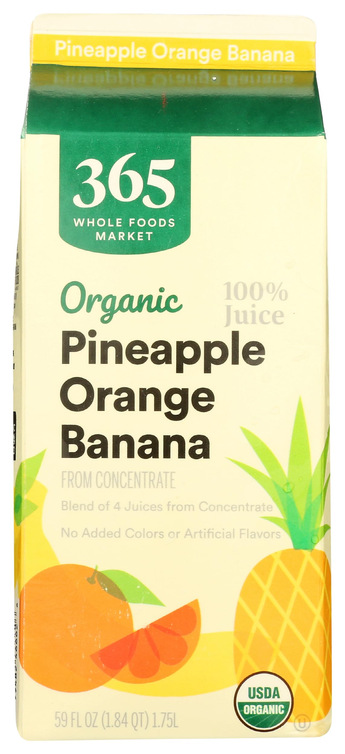 Amazon.com: 365 Everyday Value, Organic 100% Juice, Pineapple
