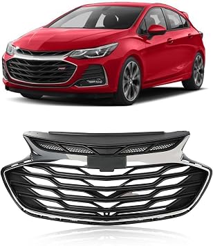 2019 Front Upper Chrome Grille Assembly for Chev-ro-let Cruze | for Grille, 1 x grille, Chrome, plastic