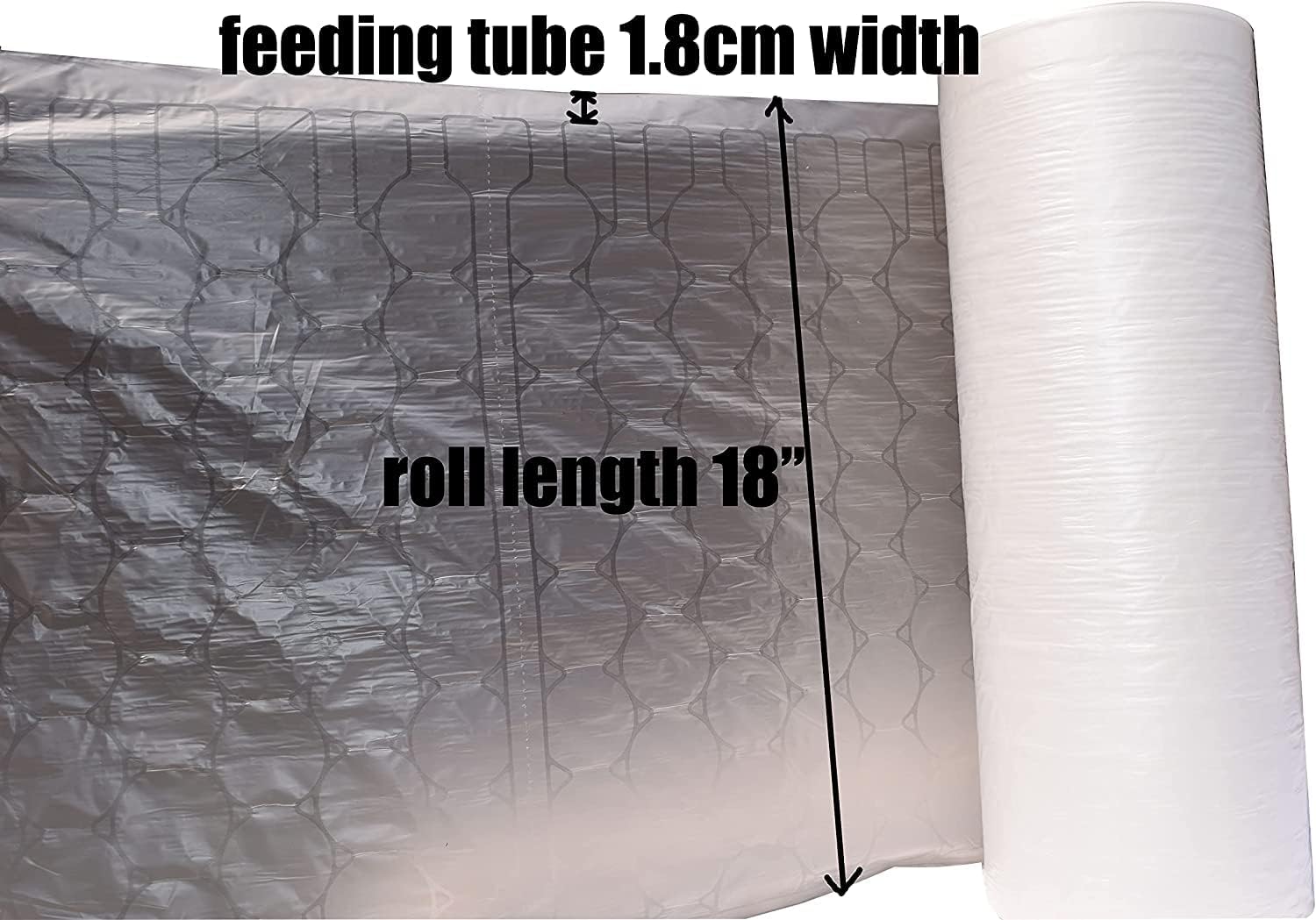 LDS Length 984ft Air Cushion Wrap Roll Quilt Bubble Air Pillow Sheet Film Air Cushion Wrap (Air Bubble Film - Inflatable Bubbles - 15.7"x12.5"x14μm)