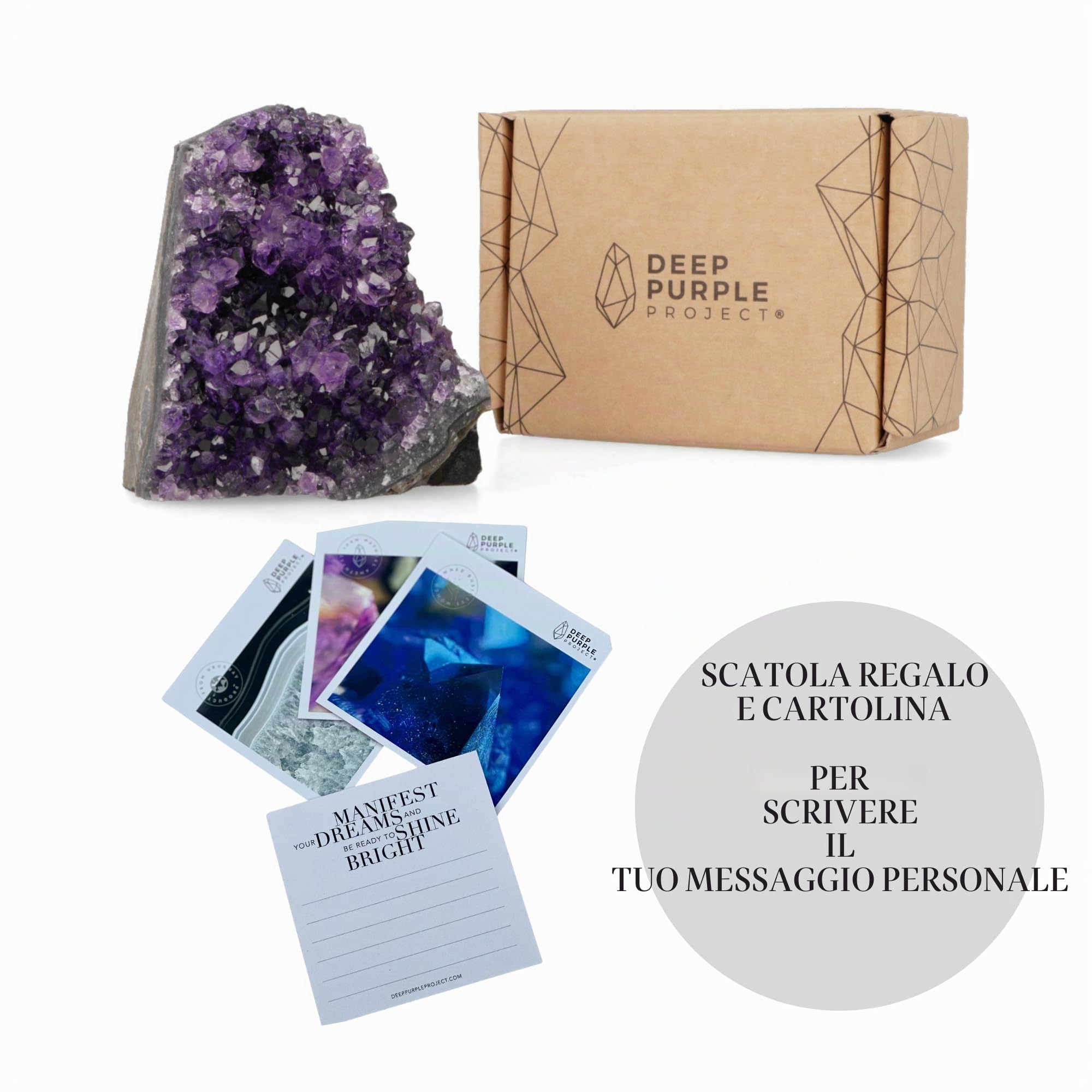 Deep Purple Super Druzy Ametista Pietra
