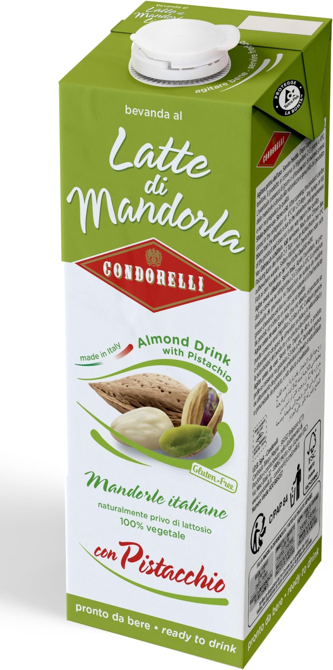 Condorelli brik latte di mandorla e pistacchio lt.1 (1000037600)