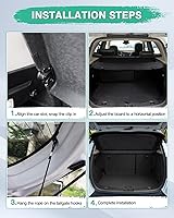 Vista 366 de Powerty Cubierta de Carga para Accesorios Kia Sportage 2023-2025 2026, Textura de Lona Cubierta Retráctil para Maletero Trasero de Carga de Equipaje