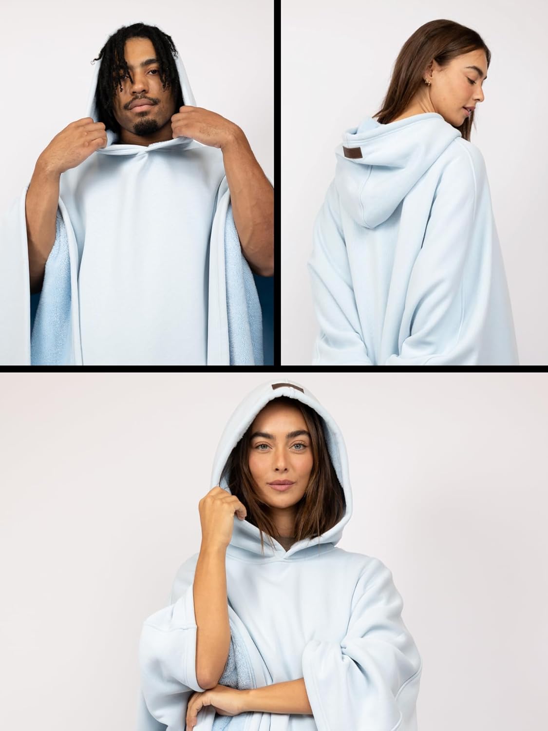 FREE THE SHEEP Eden Hoodie – Oversized Weighted Hoodie Cloak with Ultra-Soft Faux Fur Liner