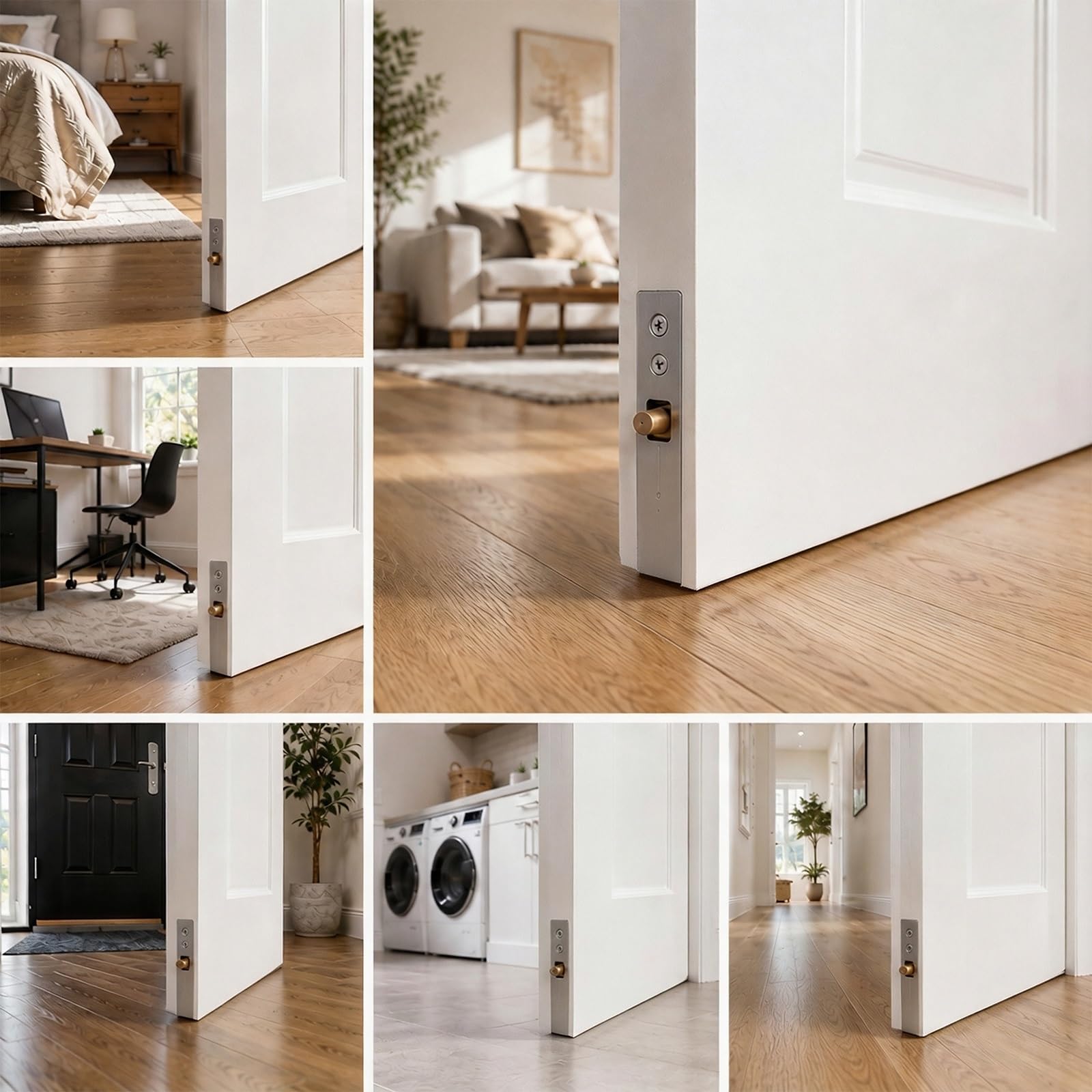 Burlete Automatico Puertas Burletes para Puertas Interiores/Exteriores con Cancelación De Ruido
