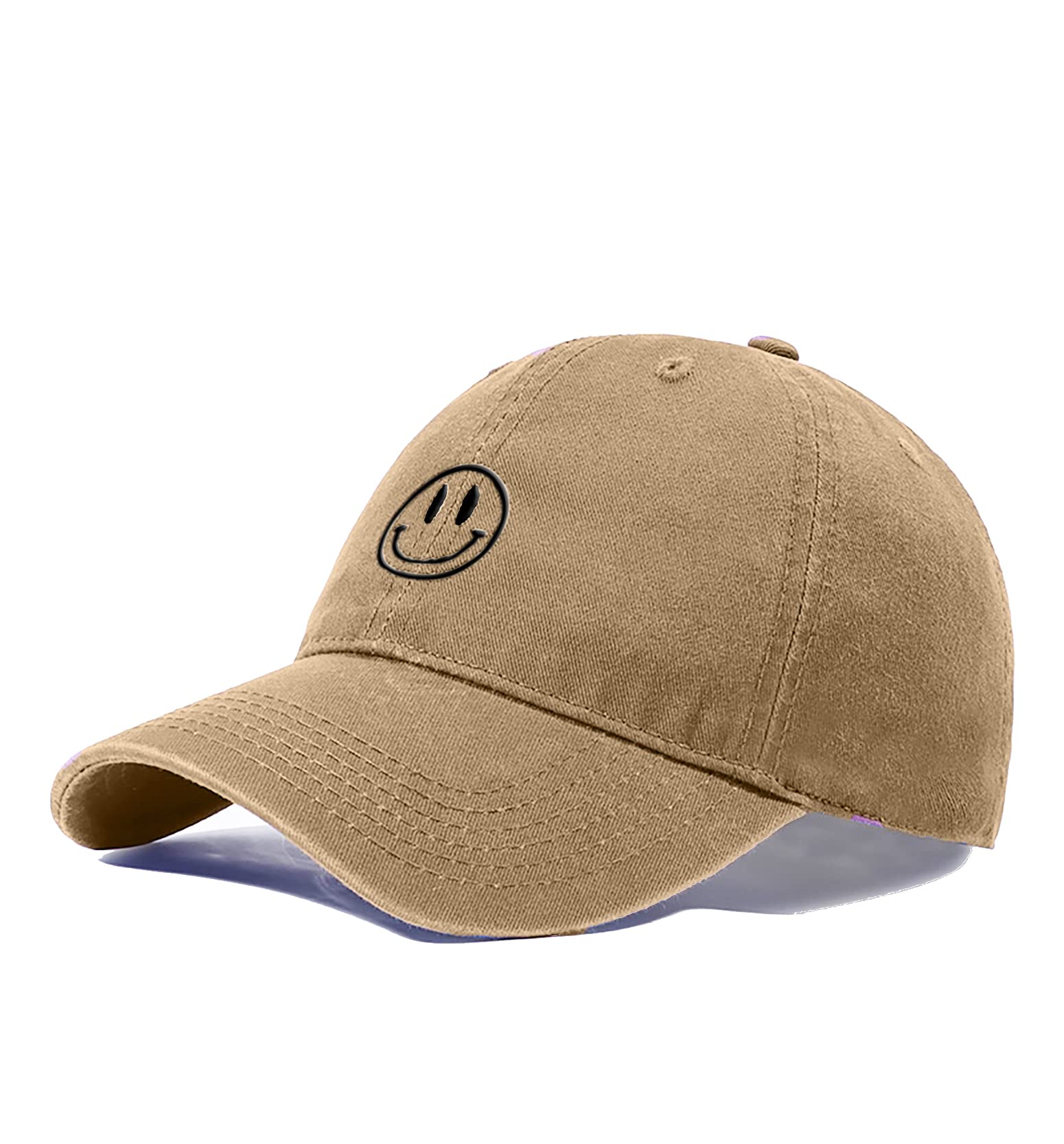 CioatinWomen Cute Basic Solid Baseball Cap Vintage Distress Cotton Low Profile Dad Hat Adjustable Sports Hat Outdoor