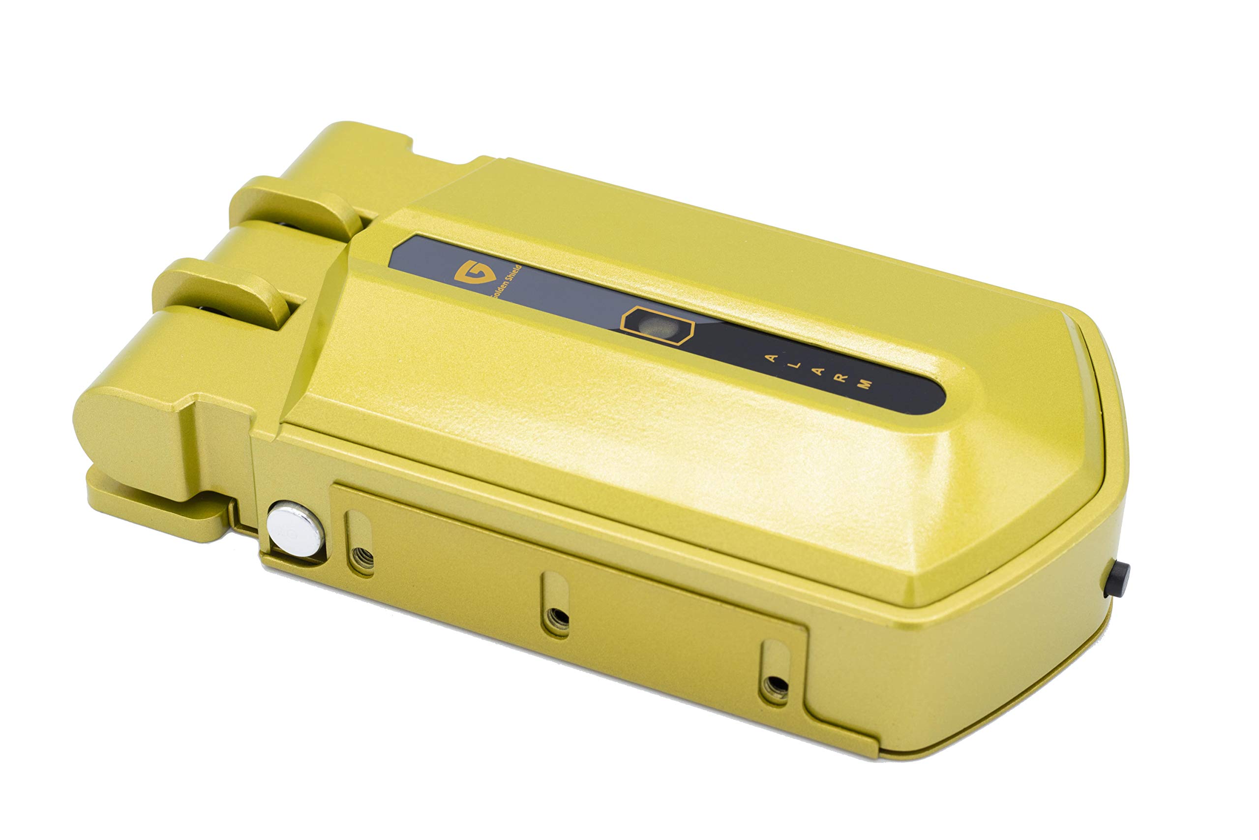 Cerradura Invisible con Alarma Golden Shield Alarm 120db con 3 mandos a distancia incopiables, con detección anticipada (Cuando fuercen la puerta antes de que la abran la alarma saltará)