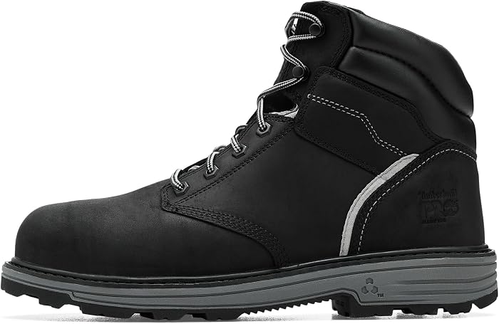 Мужские ботинки Timberland PRO Titan Tasker 6 Inch Alloy Safety Toe Industrial Work Boots, цвет: Чёрный — фото 2