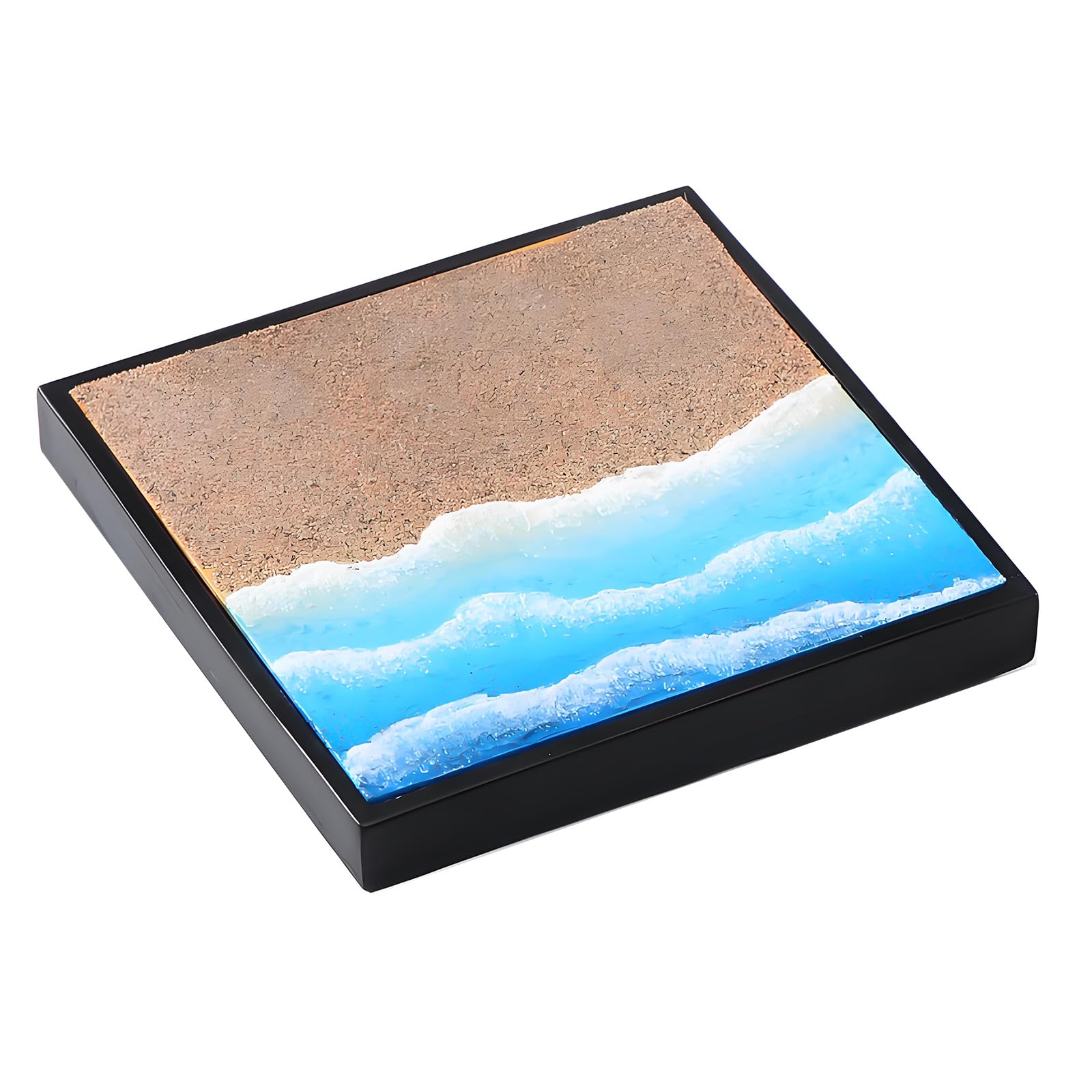 Msioytog 1: 64 Scale Miniature Resin Display Base Colorful Simulation Scene Square Platform for Dioramas Decors and Collectors Collectible Display Base