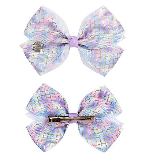 Miniatura 6 de Moños de listón ancho con pinza para niñas diseño de unicornio arco iris grogrén accesorios para niñas pequeñas y adolescentes