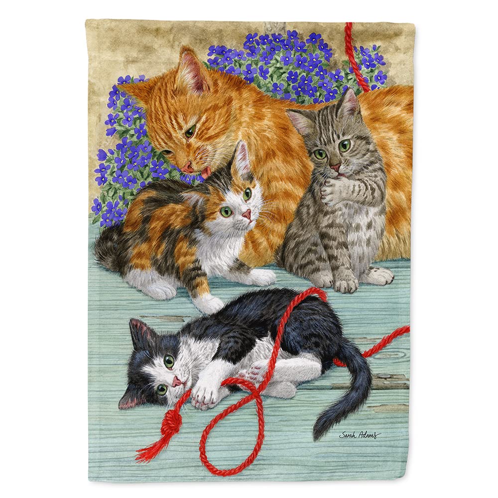 Drapeau Chats sur Toile animez votre jardin avec style et couleur