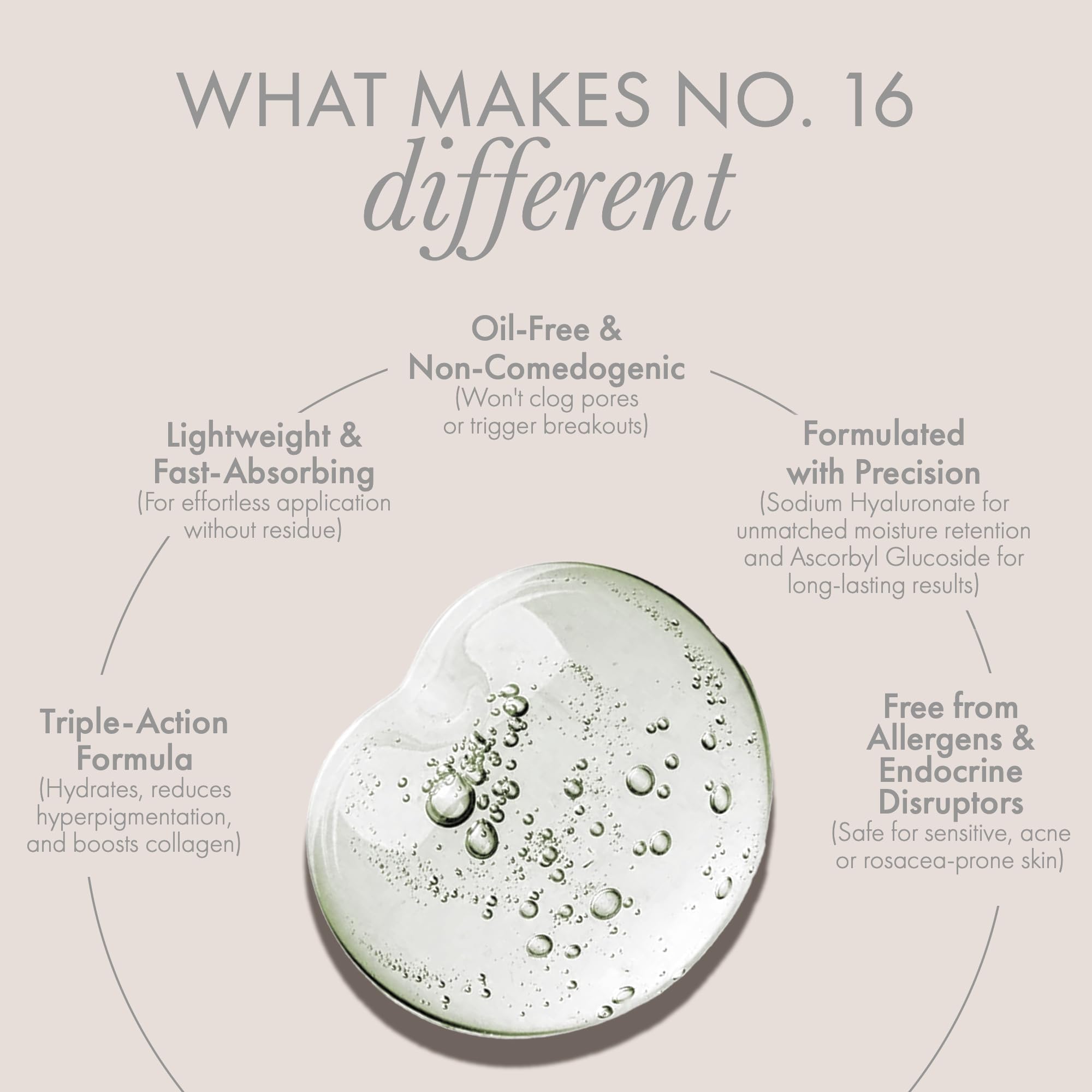 Boë No.16 Glow Face Serum, Hyaluronic Acid Serum for Face with Vitamin C for Hydration Brightening & Even Skin Tone, Gentle - Image 3