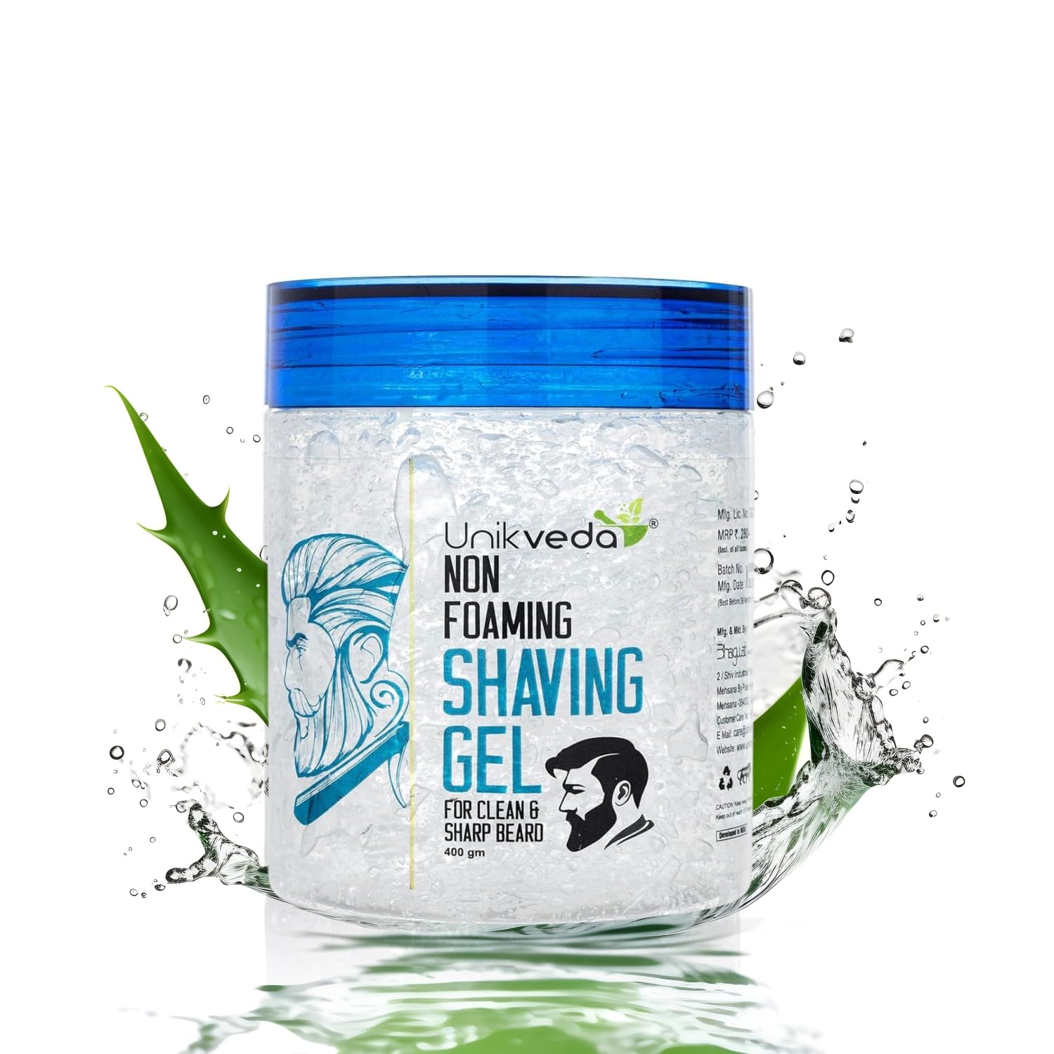 Hydrating n Nourishing Non Foaming Shaving Gel Transparent Shave Gel For Maximum Visibility 400gm