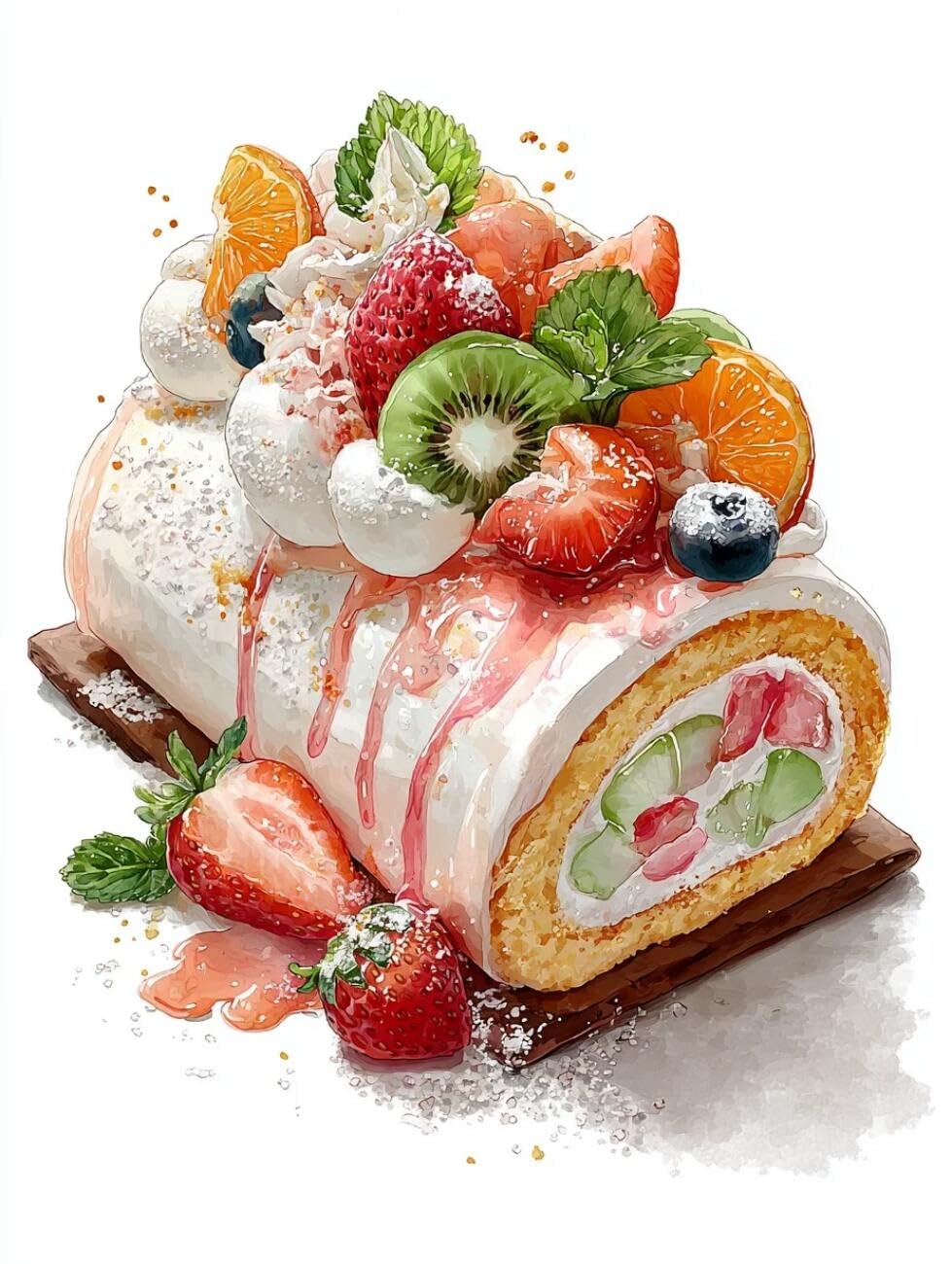 Rqwybcaxn Seed Bead Embroidery Kits Fantasy Cake 40x50cm