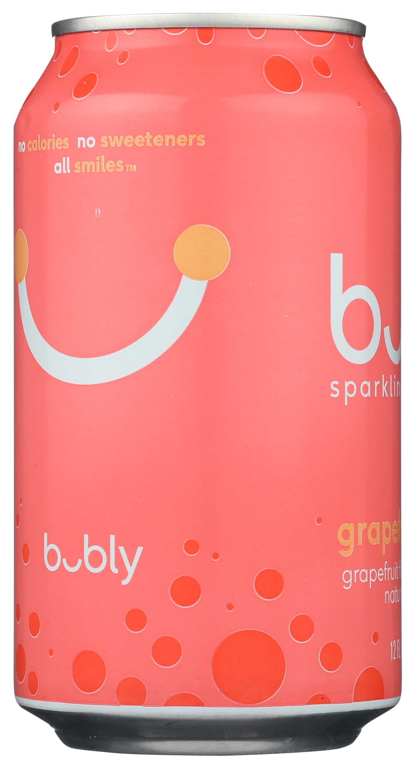 Bubly Sparkling Water, Grapefruit, 12 oz