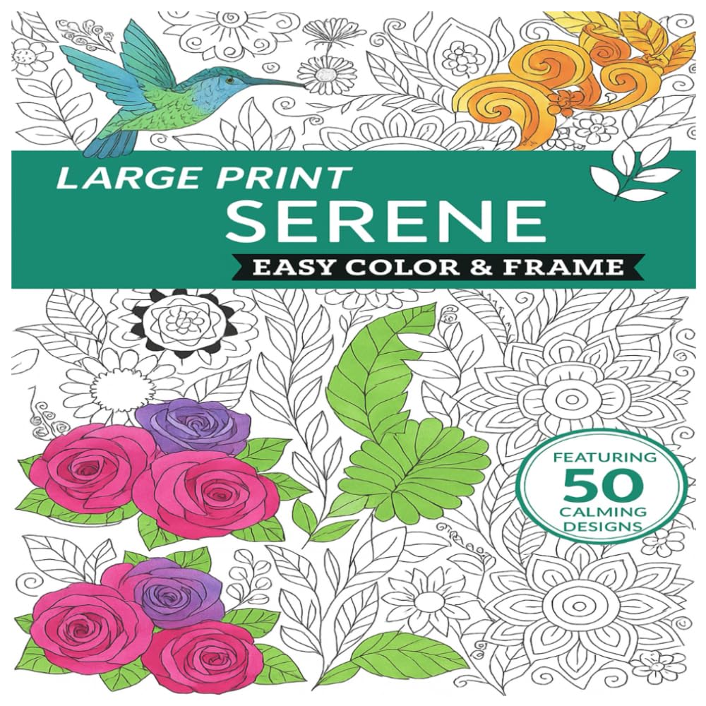 A Relaxing Coloring Journey: 50 Beautiful Floral and Nature-Inspired Designs for Stress Relief and Mindful Relaxation