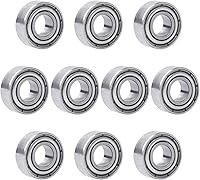 Vista 9 de 10 rodamientos de bolas a control remoto para coches RC Rock Crawler camiones, buggies modelos piezas de repuesto (0.197 x 0.394 x 0.157 in)