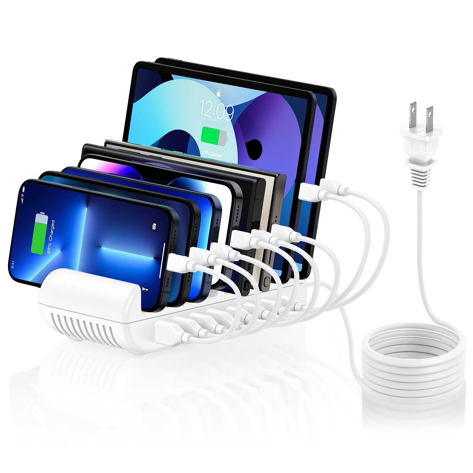 Amazon.co.jp: 65W USB充電ステーション 8ポート 【Type-c *4