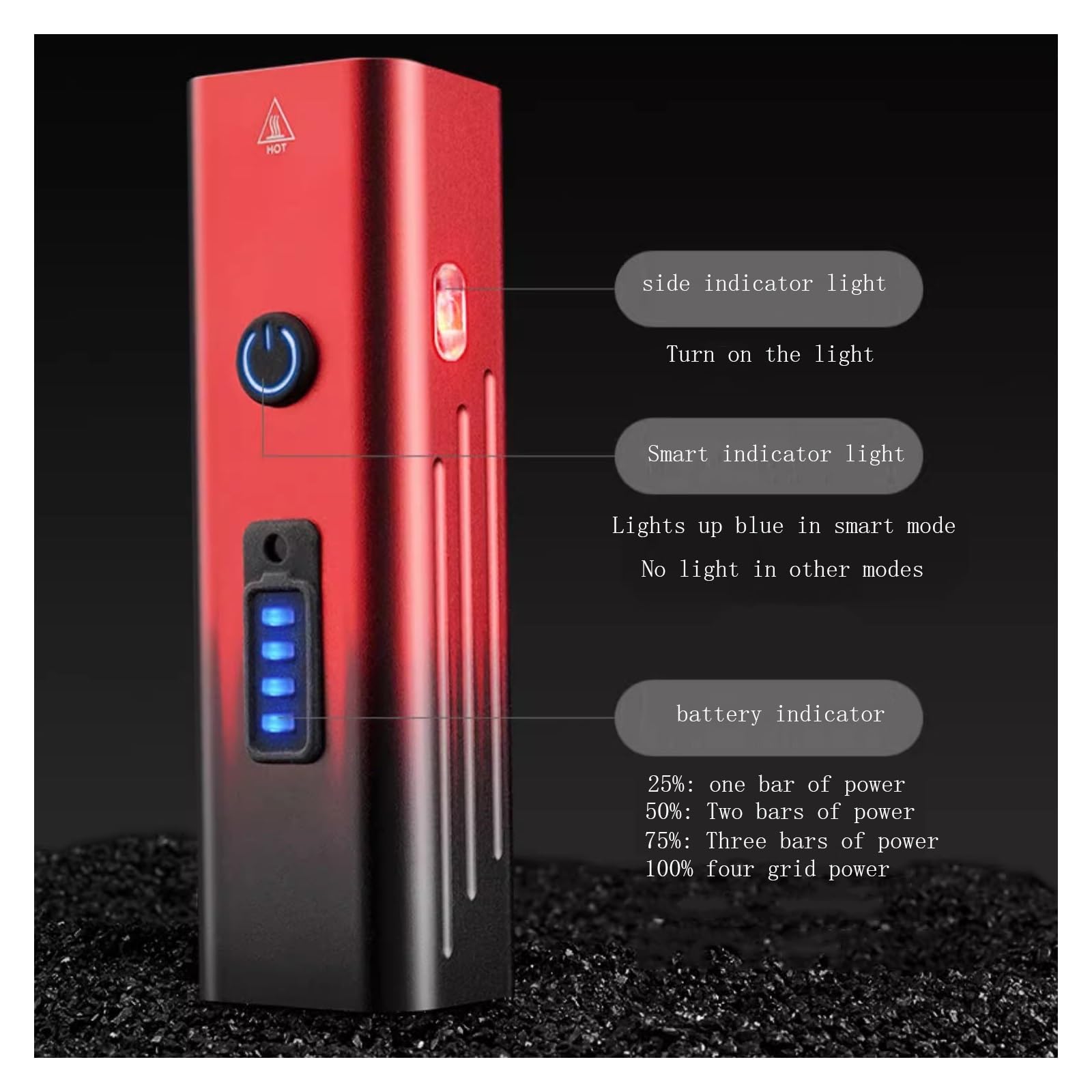 Feu De Vélo NIUAWASA - Phare De Vélo Rechargeable 5 LED Étanche 8000mAh