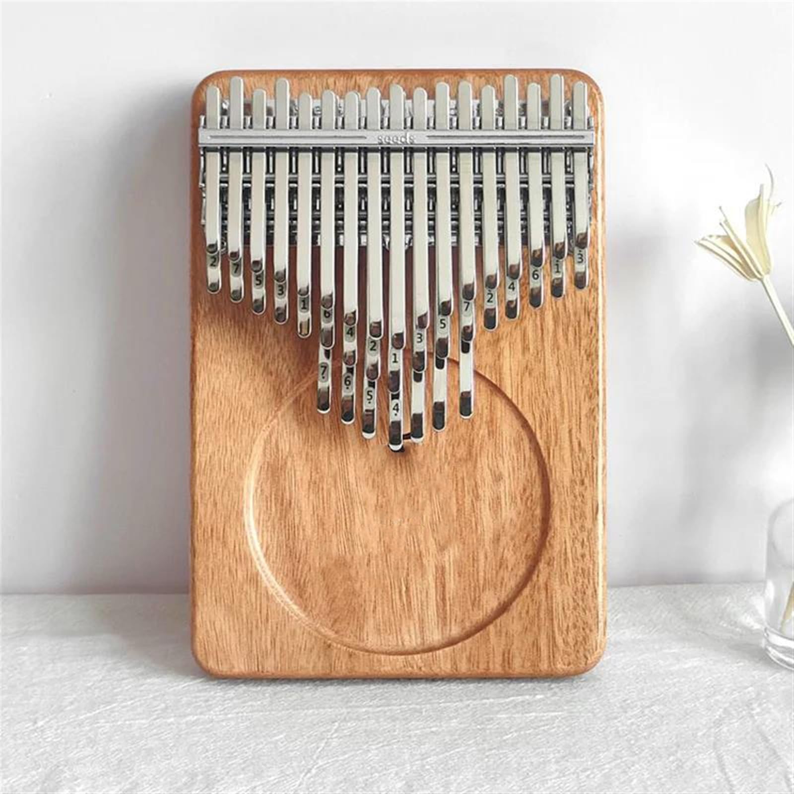 Kalimba para principiantes Okoume madera kalimba 41 tarjetas marimba profesional música kalimba 41 tecla cromática profesional pulgar piano hecho a mano