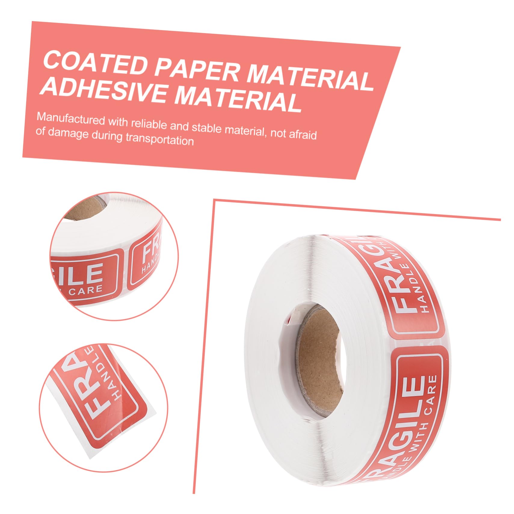 ULTECHNOVO 10rouleaux Autocollants Avertissement Fragile Étiquettes Adhésives Pour Expédition Et Étiquettes De Précaution Pour Colis Fragiles Faciles à Utiliser Et Résistantes
